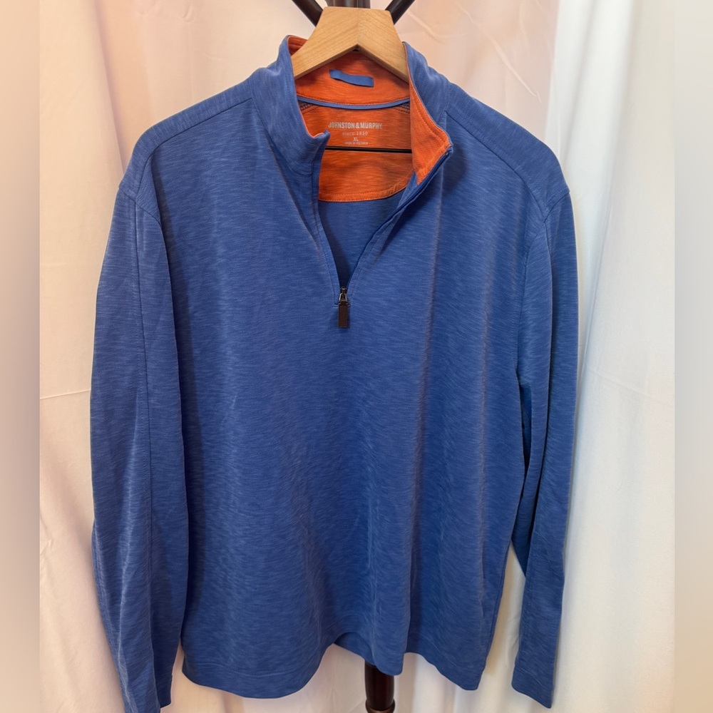 Johnston & Murphy 1/4 zip pull over